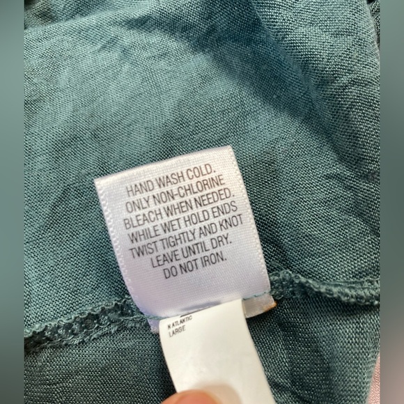 Simply Vera Vera Wang Green Floral Lace Tank L - Picture 5 of 6